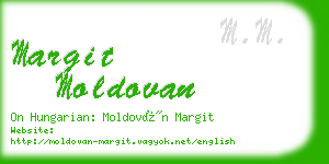 margit moldovan business card